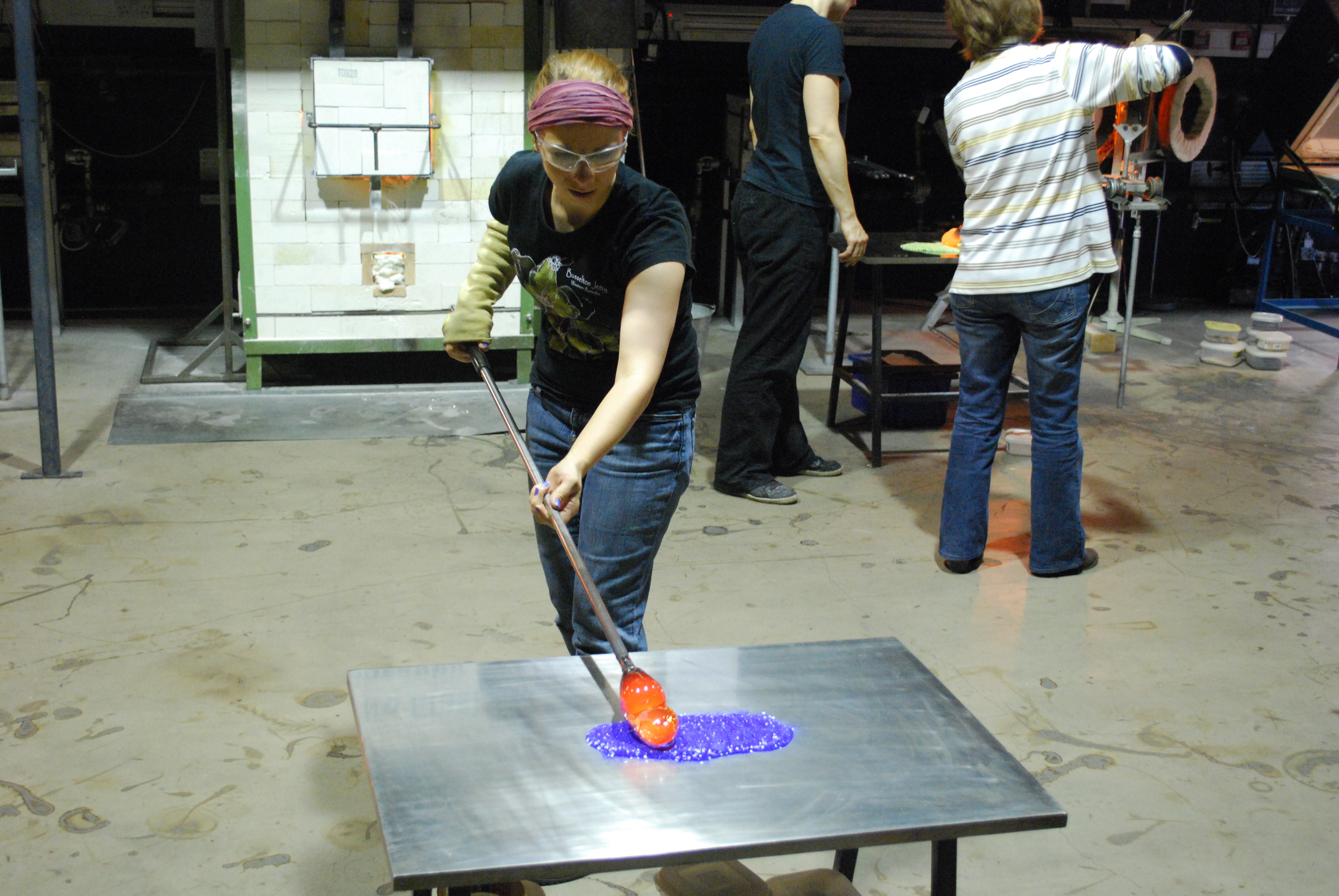 Learning to blow glass